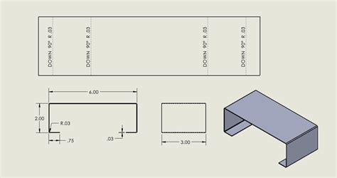 dimensioning sheet metal bends|sheet metal bending drawing.